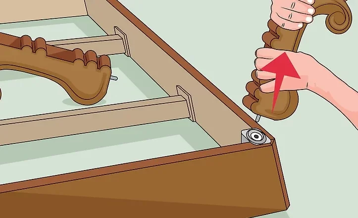 Detaching Leg from pool table