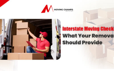 Interstate Moving Checklist: What Your Removalists Should Provide