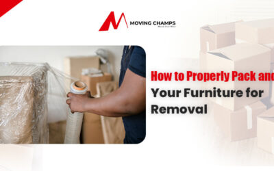 How to Properly Pack and Protect Your Furniture for Removal