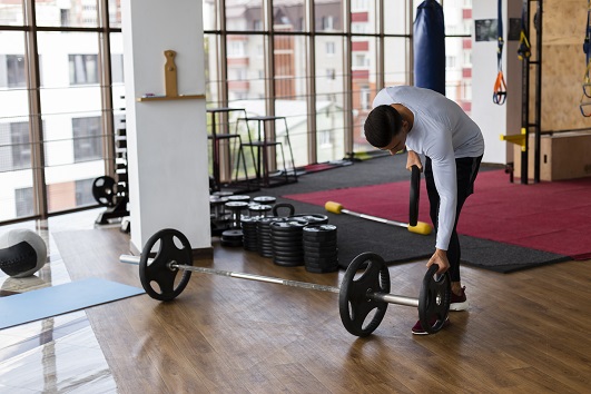 Setting up gym equipment safely