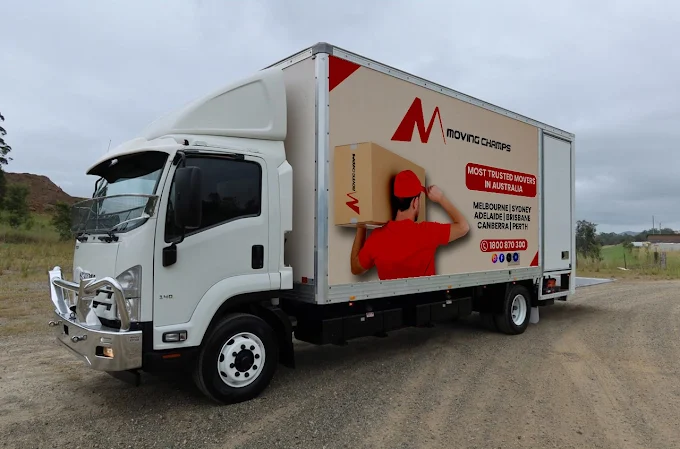 Moving truck for residential relocation